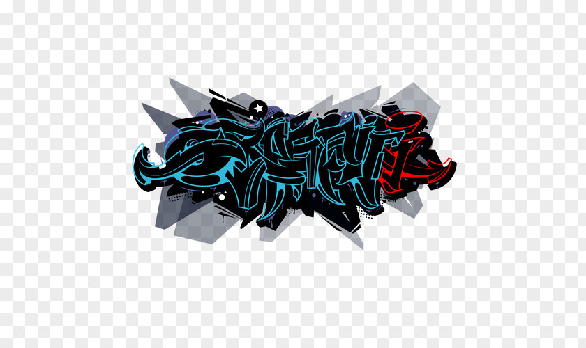 Graffiti B Electric Blue Drawing Clip Art PNG