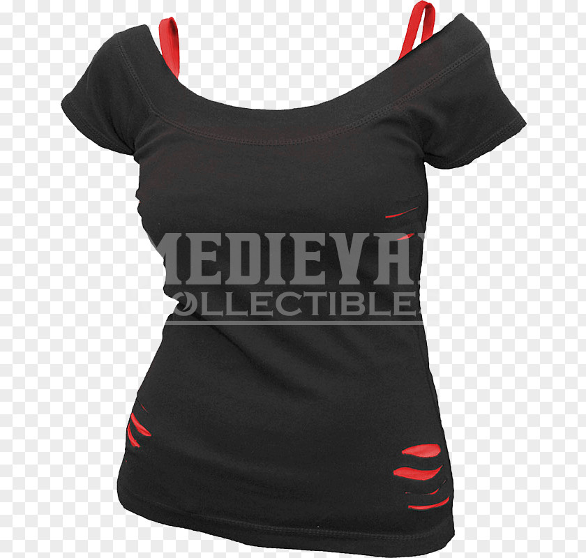 T-shirt Top Woman Sleeve PNG