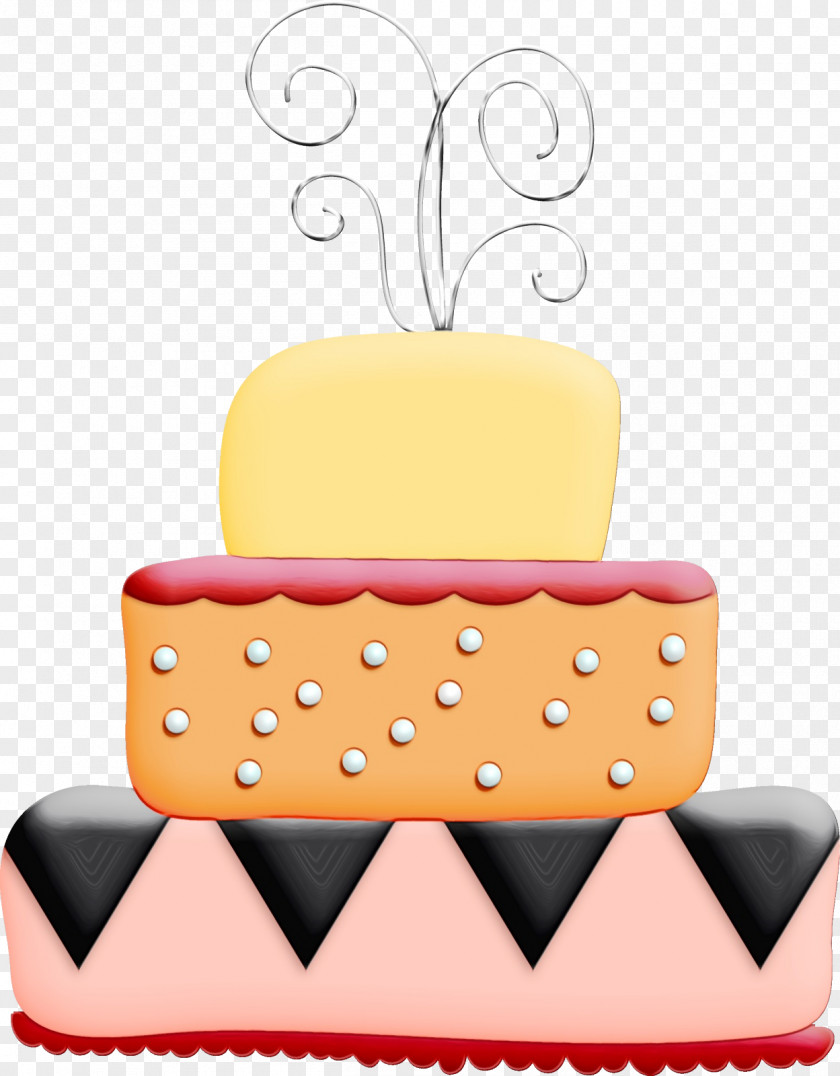 Baking White Cake Mix Cartoon Birthday PNG