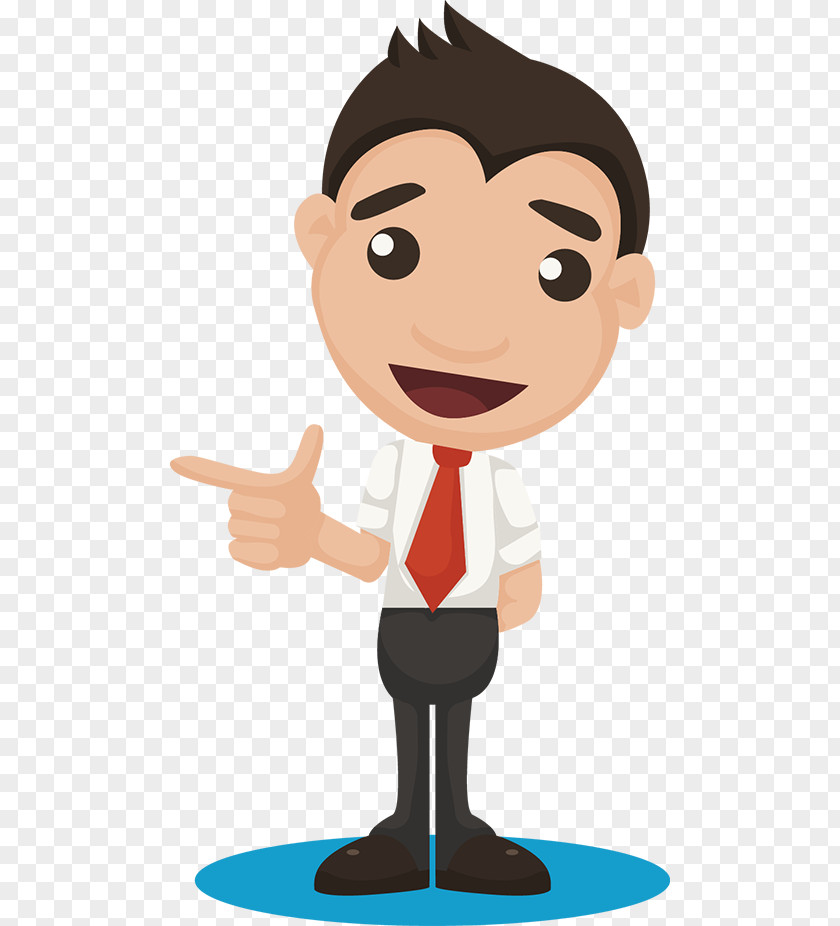 Cartoon Business Man Businessperson Commerce PNG