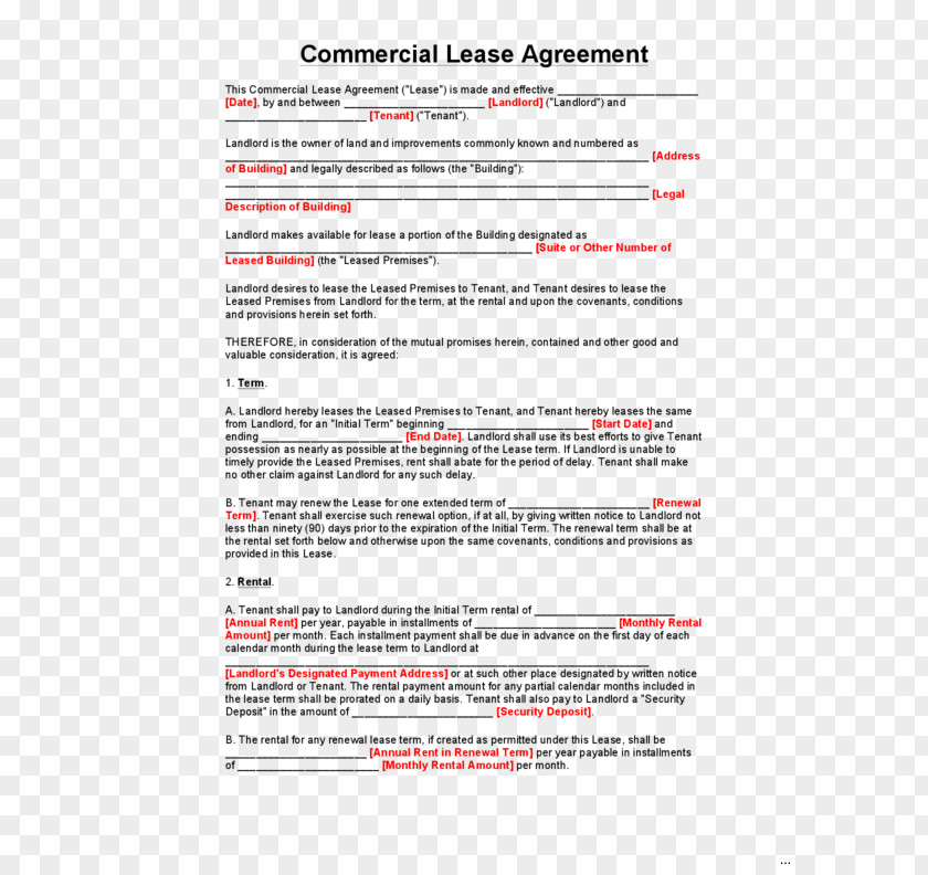 House Lease Renewal Rental Agreement Contract PNG