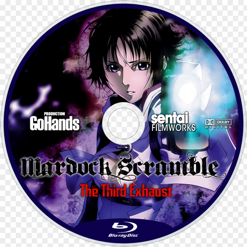 Compact Disc Mardock Scramble Blu-ray Anime Director's Cut PNG disc cut, clipart PNG
