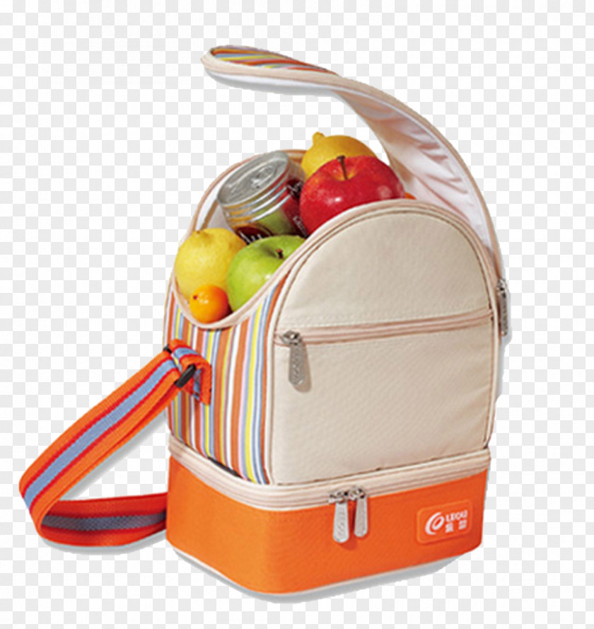 Diagonal Ice Pack Lunch Take-out Picnic Bag PNG