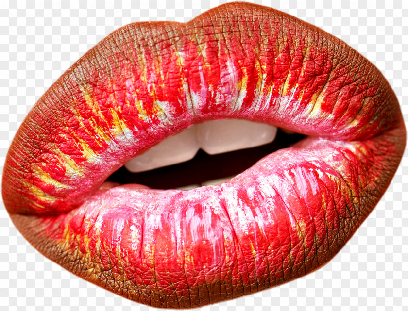 Red Lips Lipstick Cosmetics Color Eye Shadow PNG