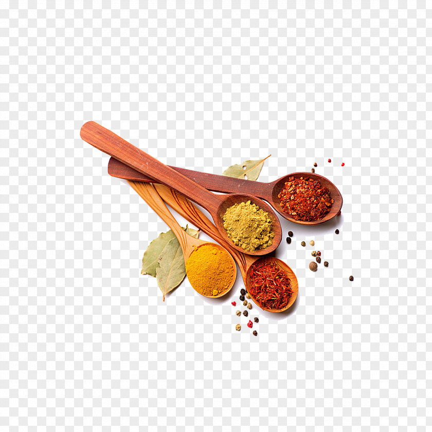 Spoon Ingredients Masala Chai Indian Cuisine Spice Chili Powder Seasoning PNG