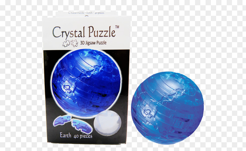Earth Puzzle Cobalt Blue PNG