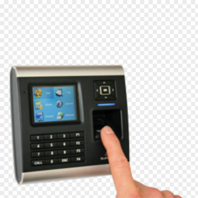 Finger Print Time And Attendance Fingerprint Biometrics Machine System PNG