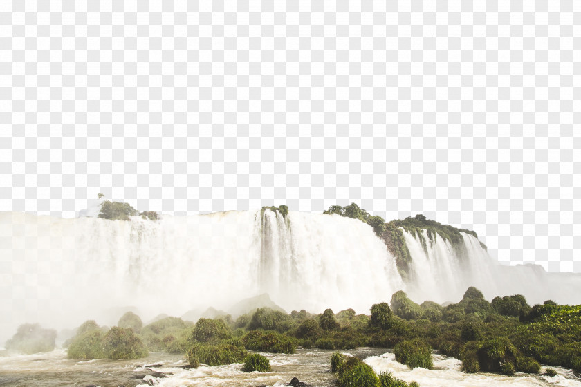 Majestic Scenery With Map Iguazu Falls Dray Nur Waterfall Cloud Stock.xchng PNG