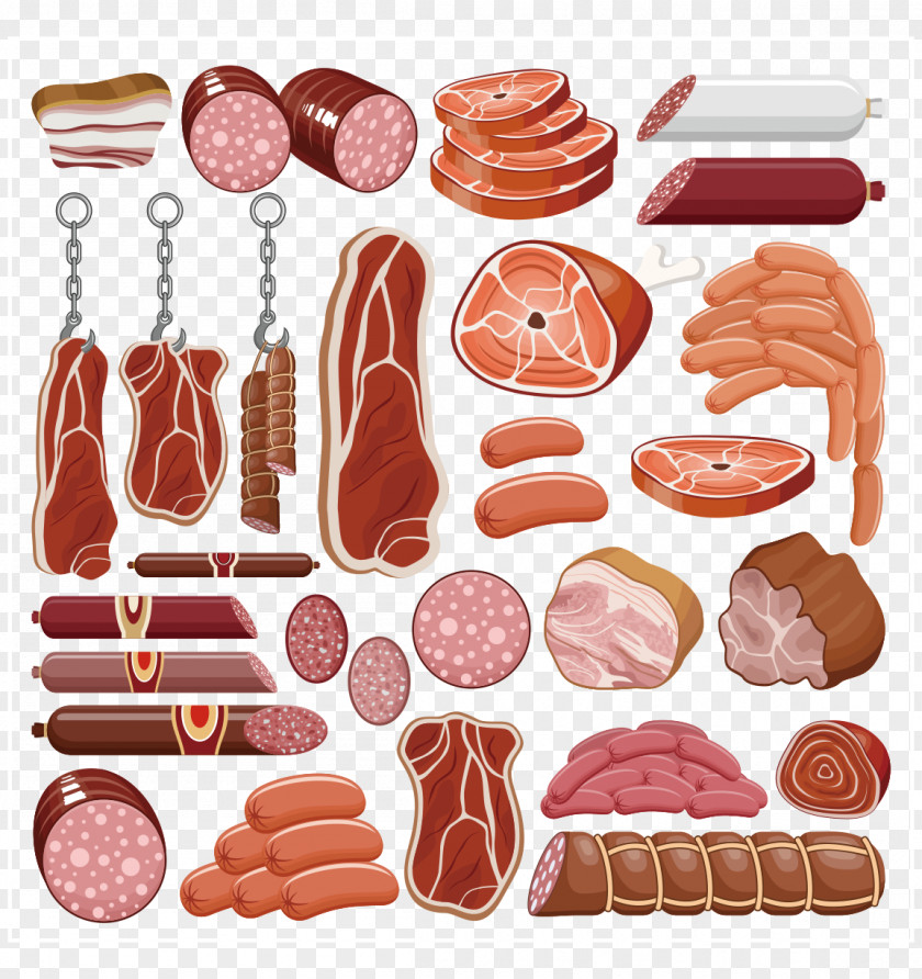 Meat Chinese Sausage Barbecue Bacon Bologna PNG