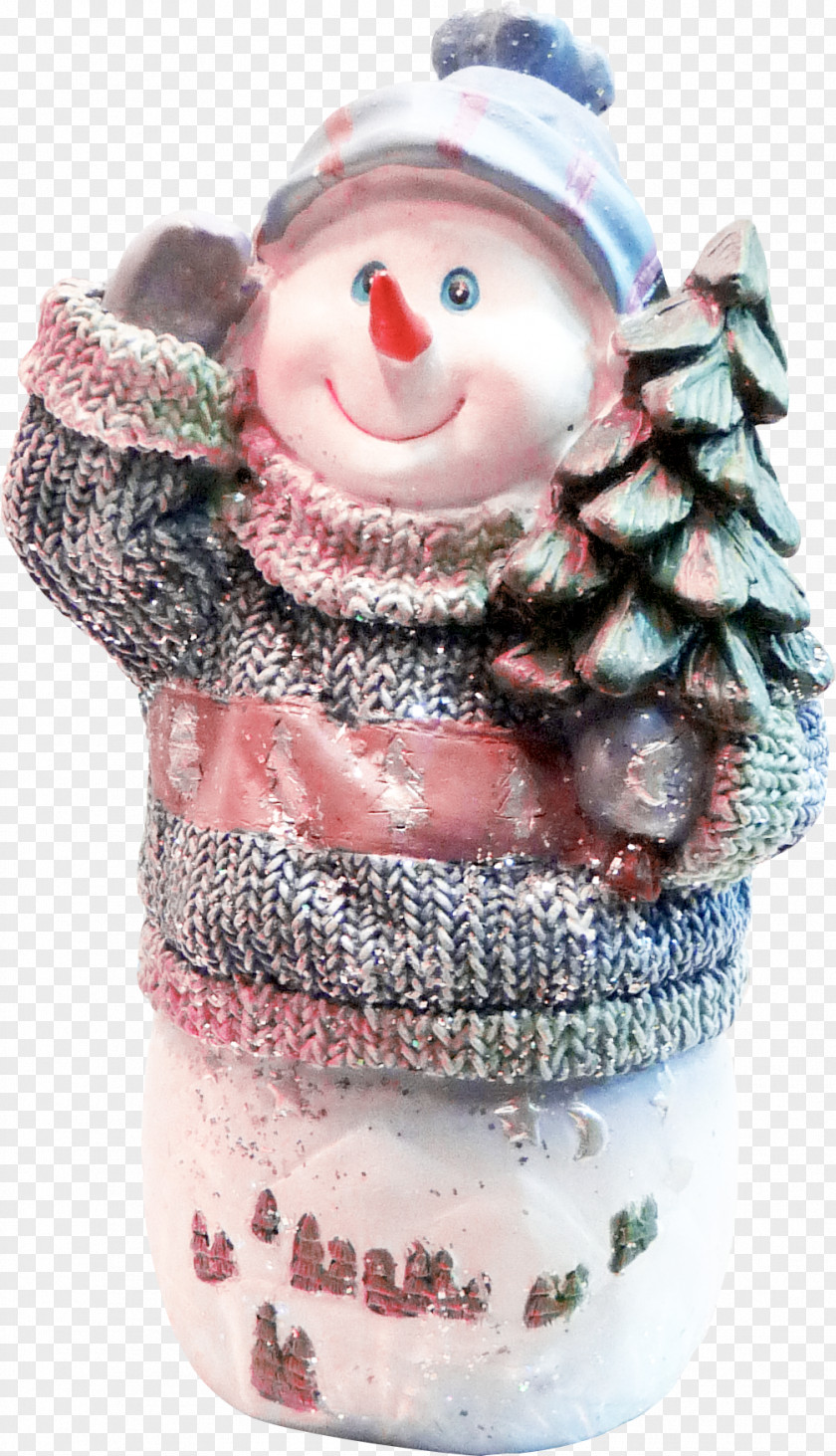 Pretty Creative Snowman Christmas PNG