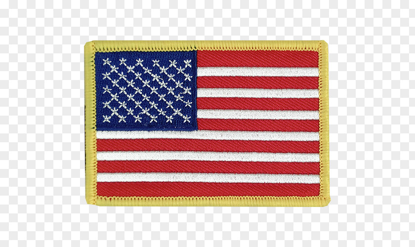 United States Flag Of The Patch Embroidered PNG