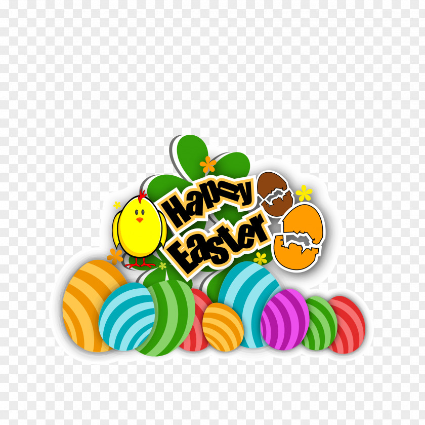 Easter Eggs Pendant Text Circle Clip Art PNG