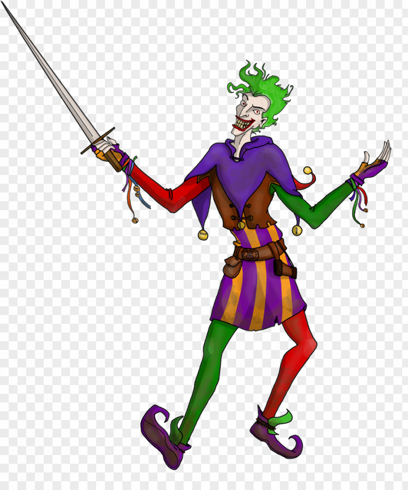 Joker Middle Ages Harley Quinn Jester Evil Clown PNG
