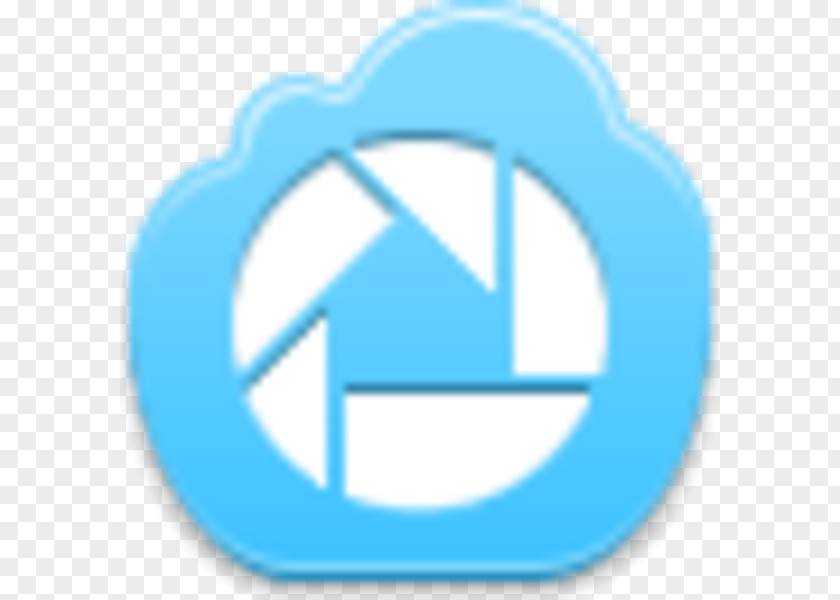 Picasa Button Logo Clip Art Blue Download PNG