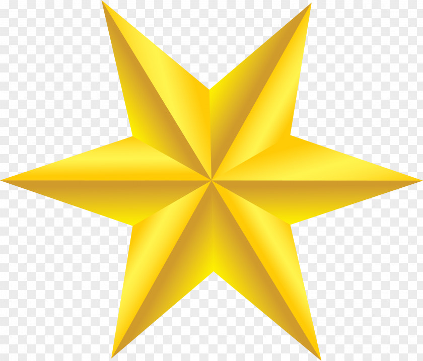 Golden Star PNG