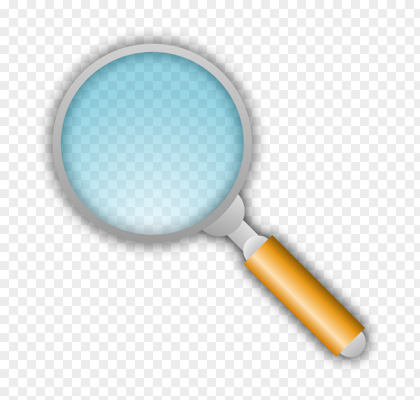Clip On Magnifying Glass Fingerprint Free Content Art PNG