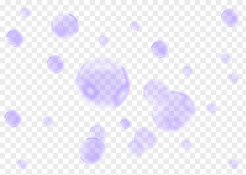 Dream Purple Bubbles Circle Pattern PNG