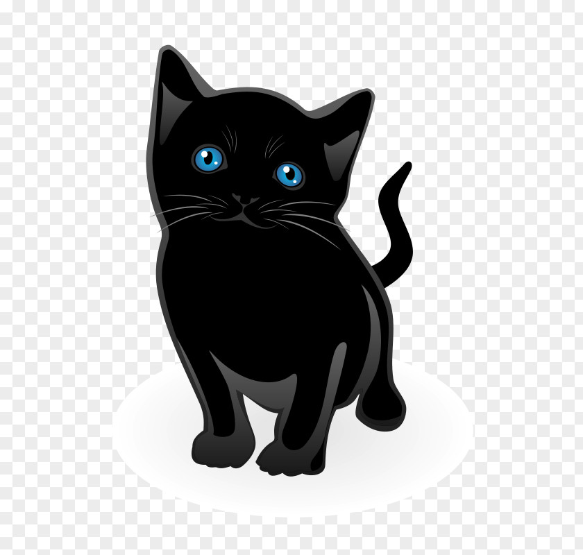 Free Cat Vector Black Kitten Tiger PNG