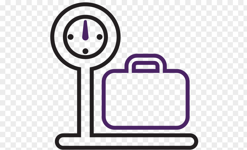 Luggage Scale Human Behavior Line Clip Art PNG