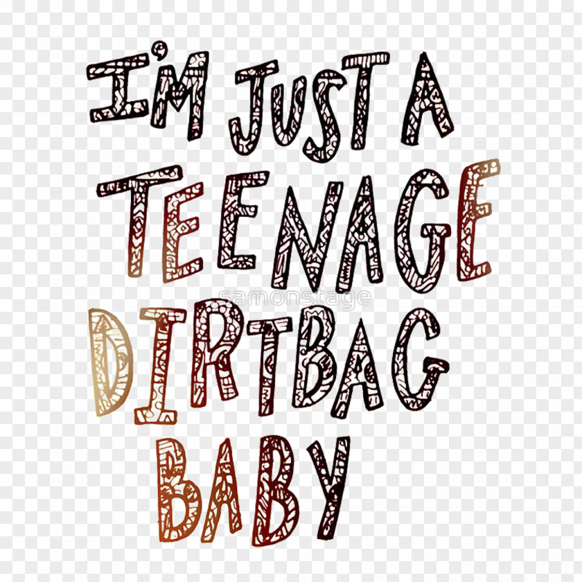 1d IPad 2 Mini Air Teenage Dirtbag Logo PNG