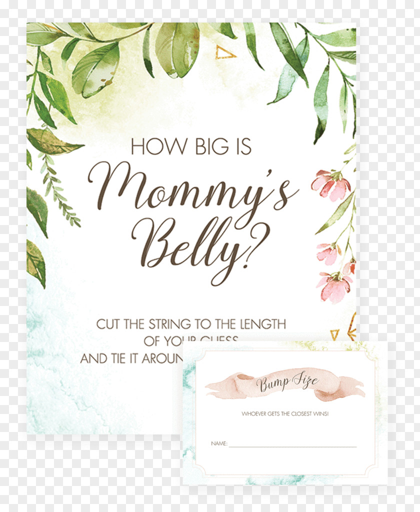 Baby Announcement Card Diaper Infant Shower Game Mother PNG
