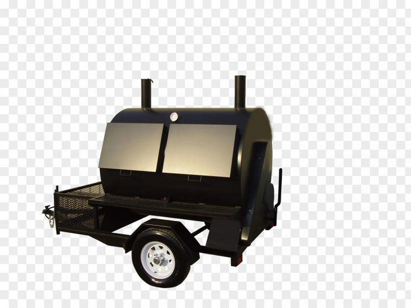 Barbecue Barbecue-Smoker Rotisserie Smoking Trailer PNG