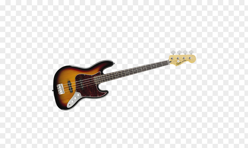 Bass Guitar Electric Acoustic Fender Jazz Squier PNG