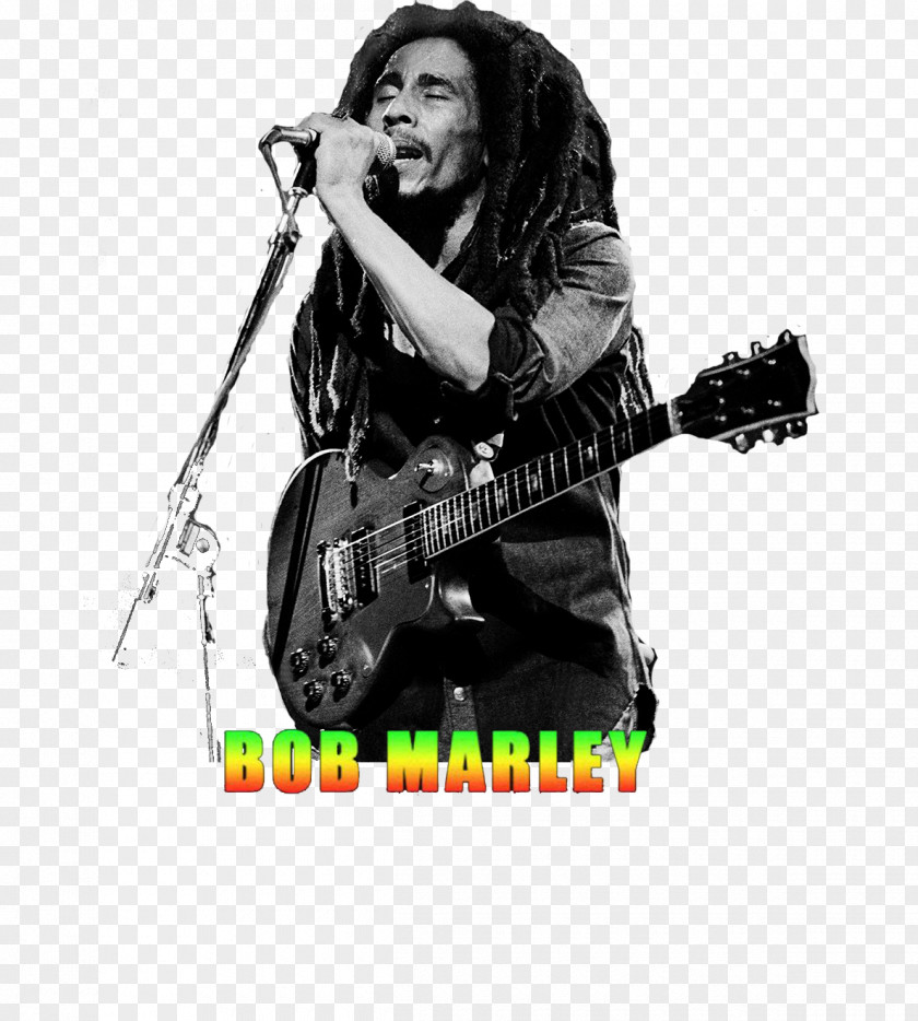 Bob Marley Reggae And The Wailers Gibson Les Paul Special Musician PNG