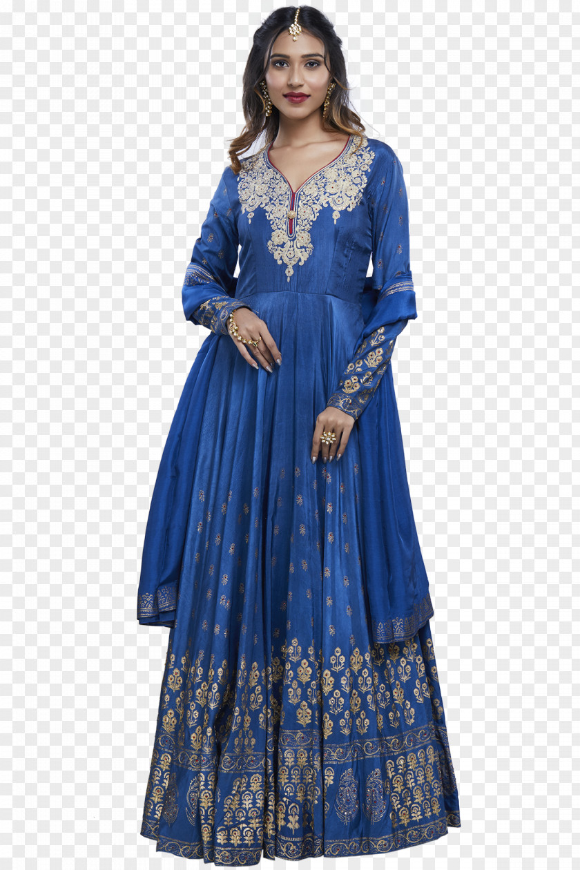 Dress Blue Clothing Dupatta Choli PNG