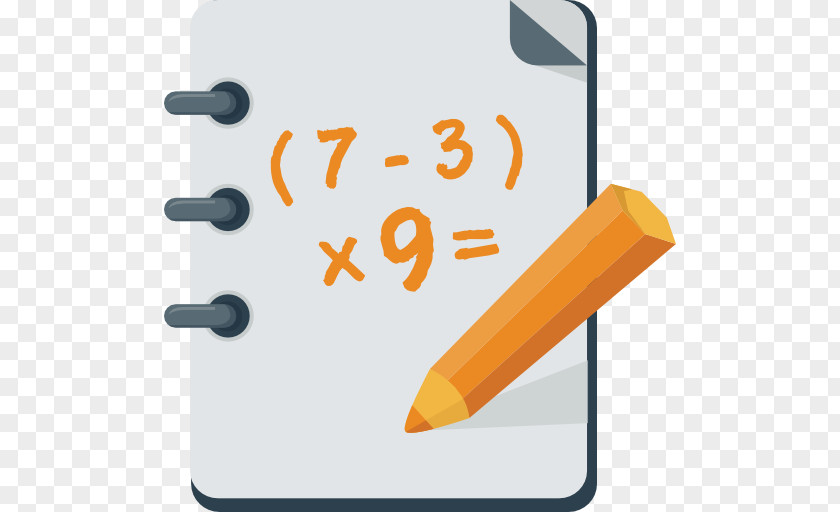 Exercise Book Mathematics Worksheet Multiplication Icon PNG
