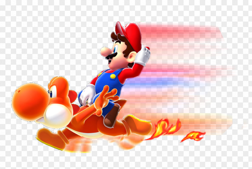 Mario & Yoshi Super Galaxy 2 Luigi PNG