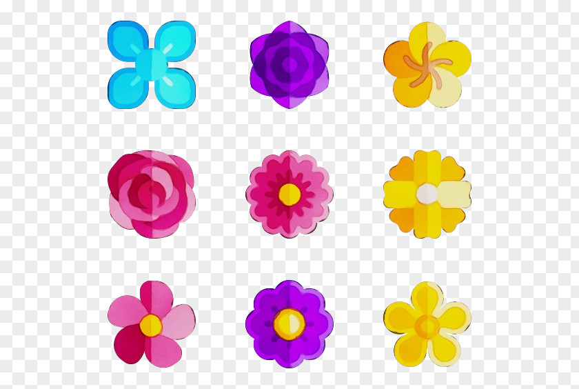 Petal Cut Flowers Yellow Flower Cutting PNG