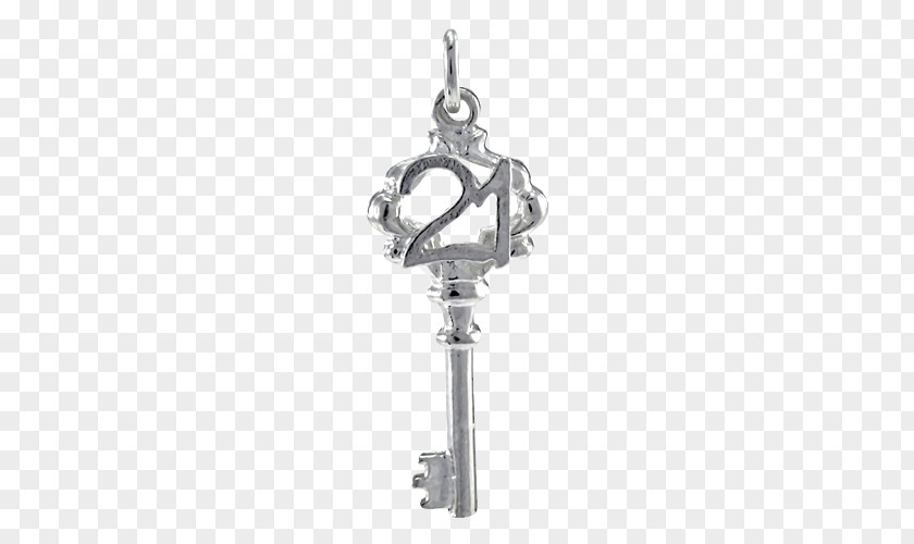 21st Key Charm Bracelet Sterling Silver Locket PNG