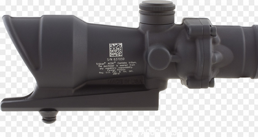 Acog Scope Advanced Combat Optical Gunsight Trijicon M4 Carbine Telescopic Sight PNG