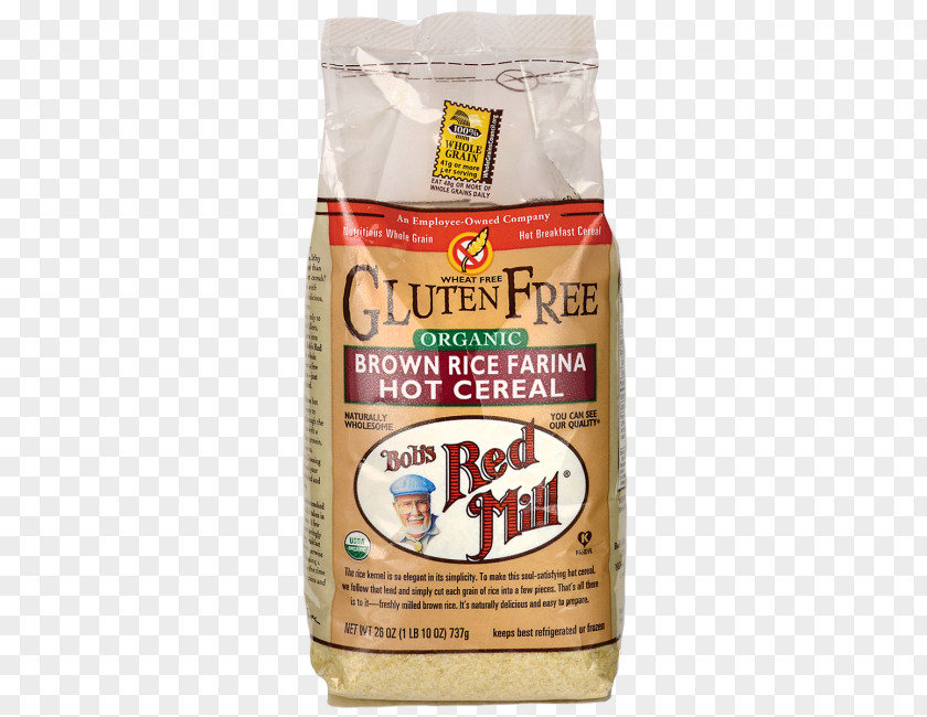 Brown Rice Breakfast Cereal Muesli Grits Bob's Red Mill PNG