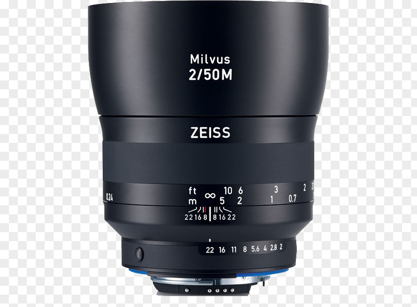 Camera Lens Canon EF Mount ZEISS Milvus 50mm F/1.4 ZF.2 Carl Zeiss AG F/2 PNG