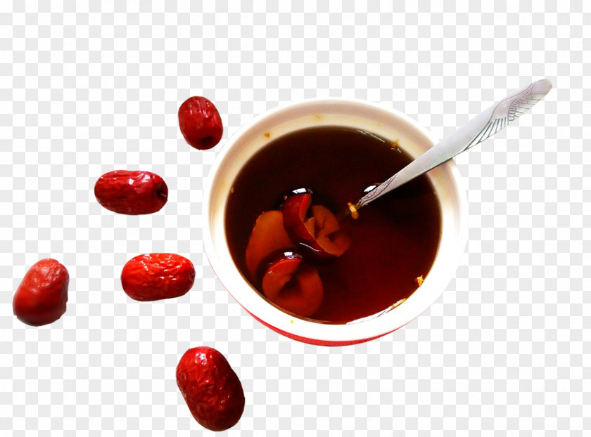 Ginger Red Dates Soup Tea Jujube Brown Sugar Drinking PNG