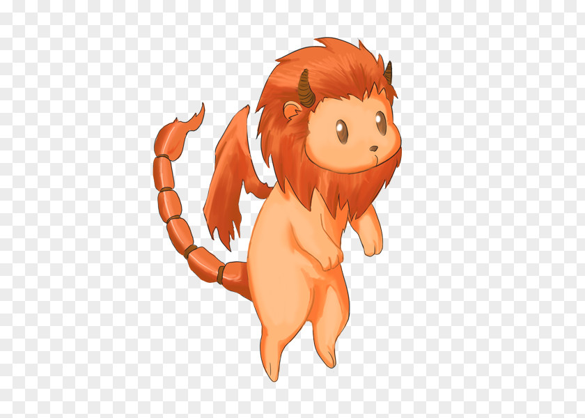 Lion Manticore Puppy Drawing Clip Art PNG