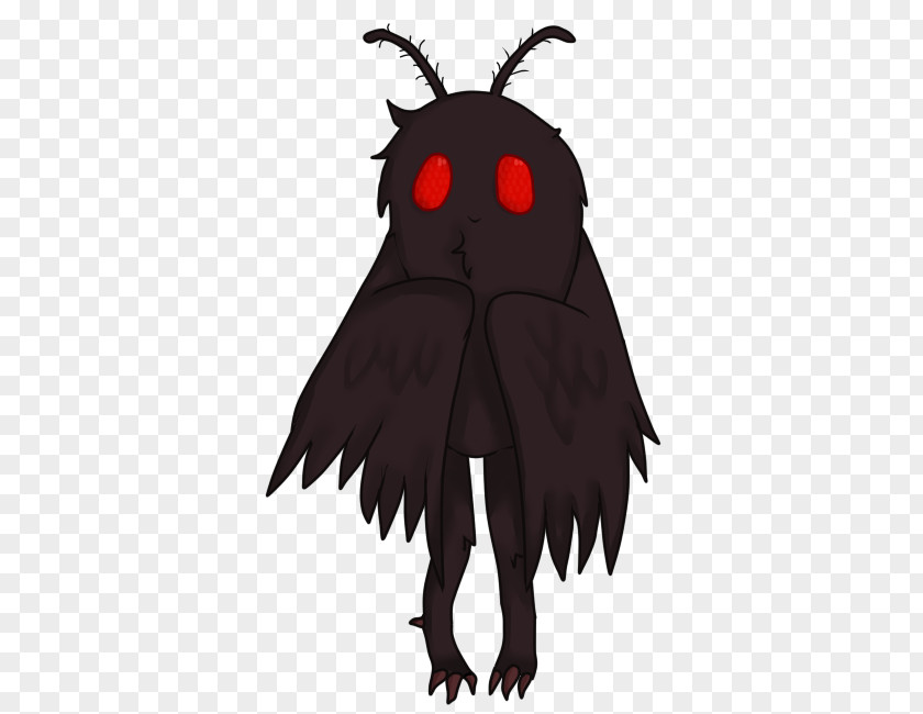 Mothman Point Pleasant Flatwoods Monster Drawing Owlman PNG