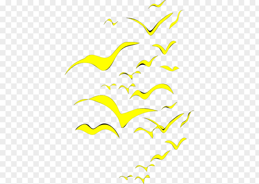 Bird Flock Clip Art PNG