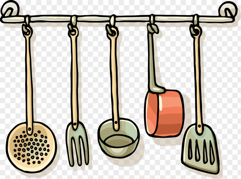 Black Line Kitchen Utensils PNG line kitchen utensils clipart PNG