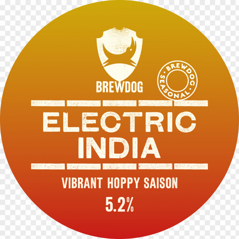 Brewdog Electric India Can Saison Beer Logo Scotland PNG