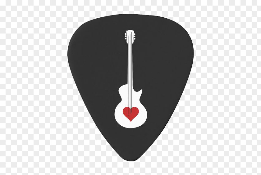 Creative Guitar Electric Pick Drawing PNG