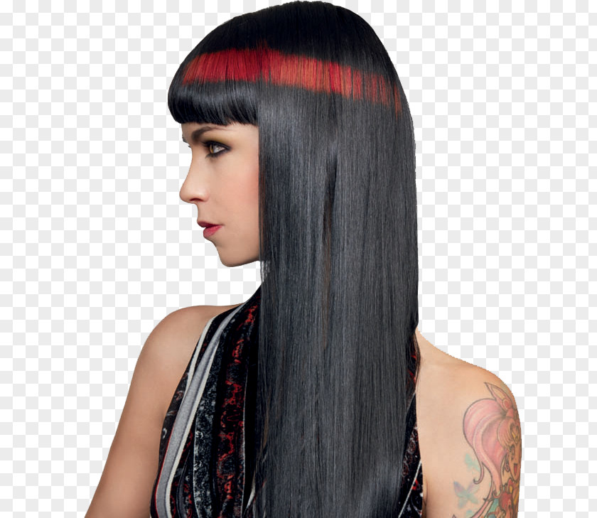 Hair Black Coloring Hairdresser Abbiategrasso Bangs PNG