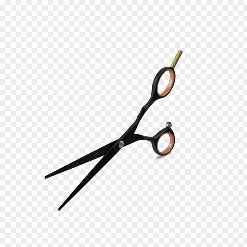 Open Barber Scissors Hair-cutting Shears Hairdresser PNG