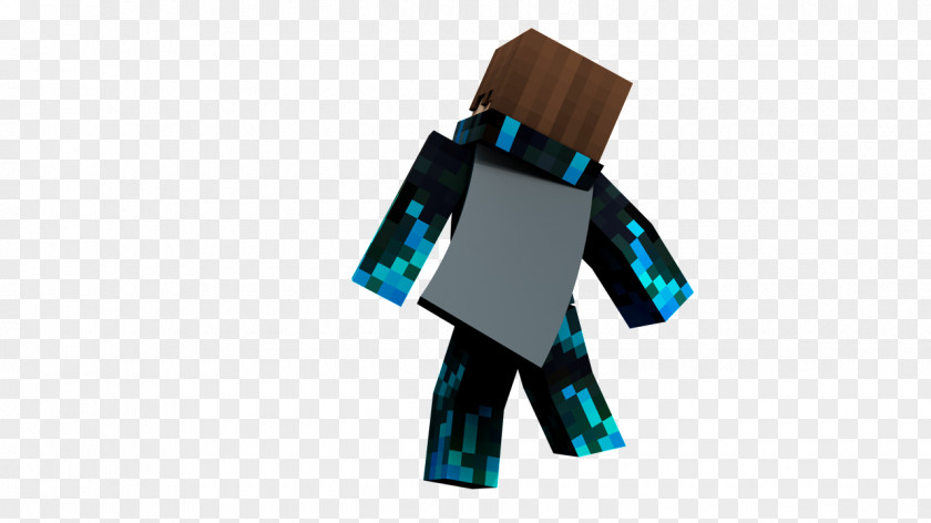 Render Minecraft Turquoise PNG