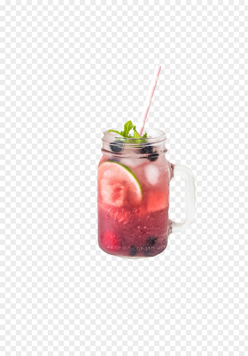 Strawberry Blueberry Lemon Soda Soft Drink Wine Cocktail Juice Tinto De Verano Sea Breeze PNG