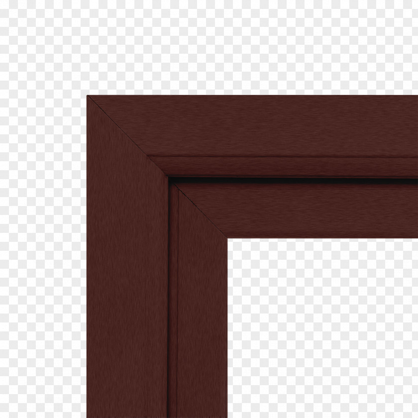 Brown Aluminium Color Chambranle Window PNG