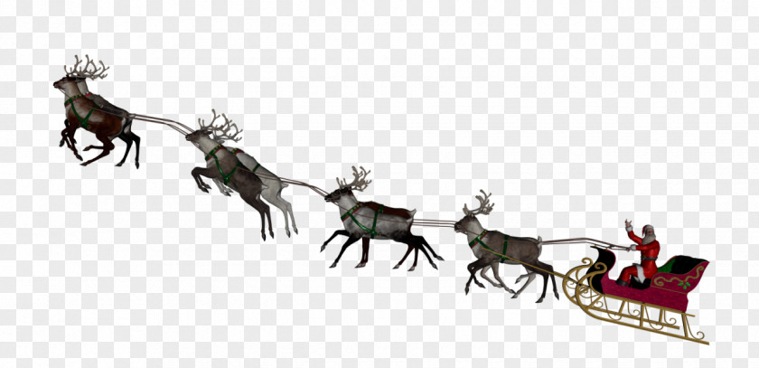 Santa's Slay Crêpe Reindeer Party Candlemas Christmas PNG