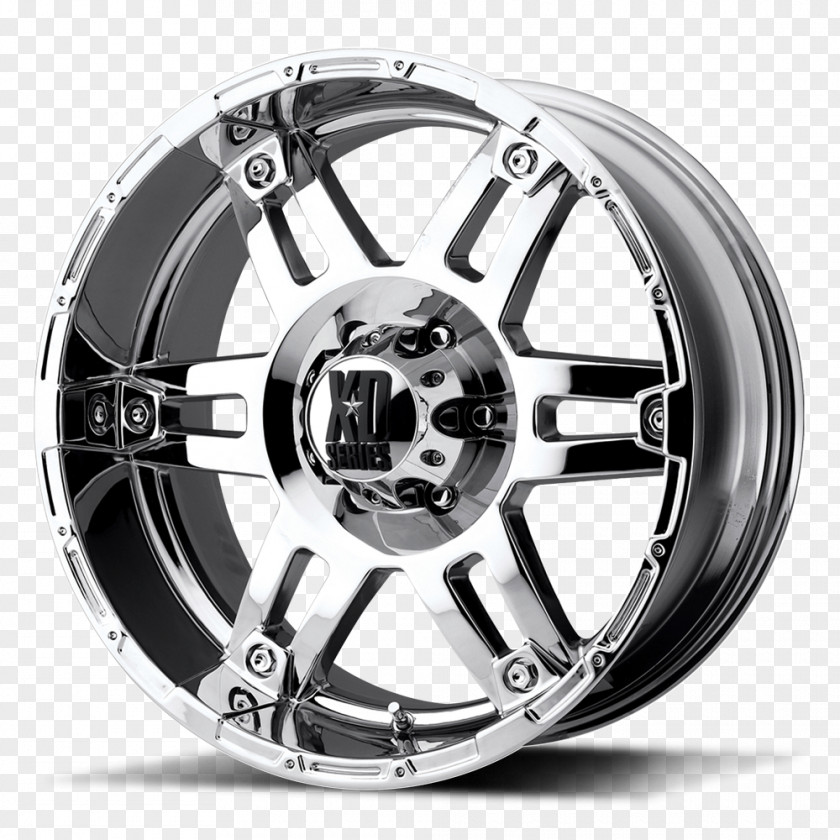Bully Rockstar Alloy Wheel Car Motor Vehicle Tires Rim XD Series 797 Spy Gloss Black Machined Wheels PNG